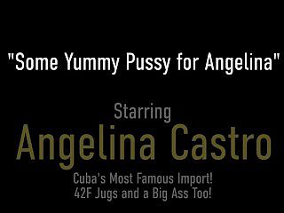 Hot Girl-Girl Fun! Yummy and Angelina Castro Love Sex Toys!